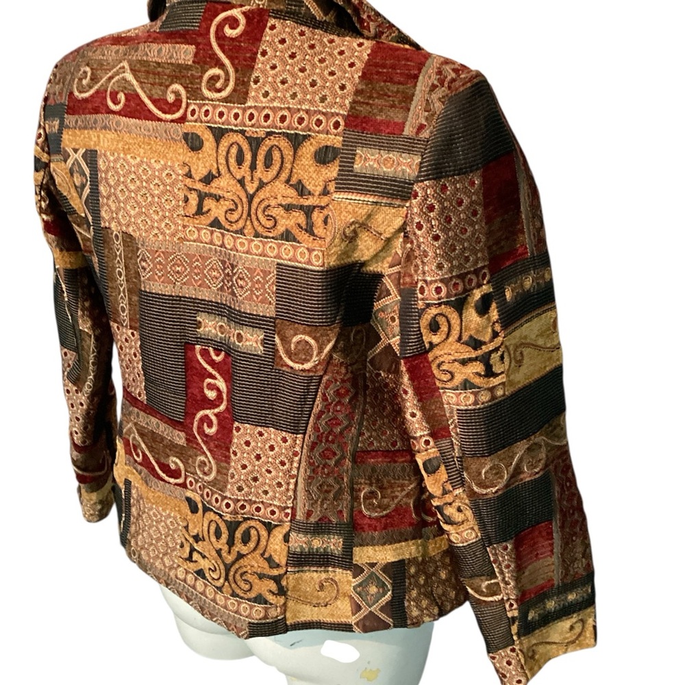 Renaissance Vintage Elegant Patchwork Women's Bla… - image 3